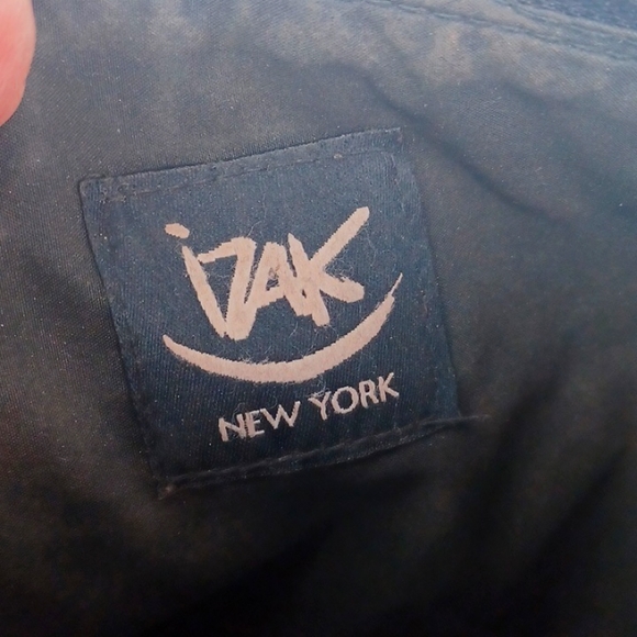 ♥️Bundle Only♥️  IZAK  Black Polka Dot Fashionista Graphic Make Up Bag Wristlet - Picture 10 of 13